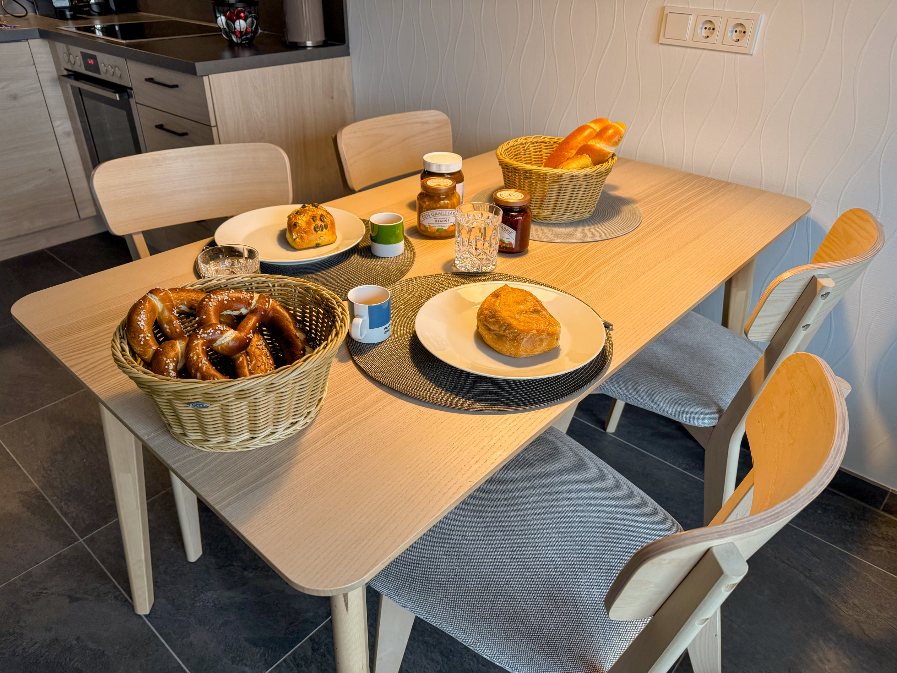 Entspanntes Frühstück mit vollausgestatteter Küche